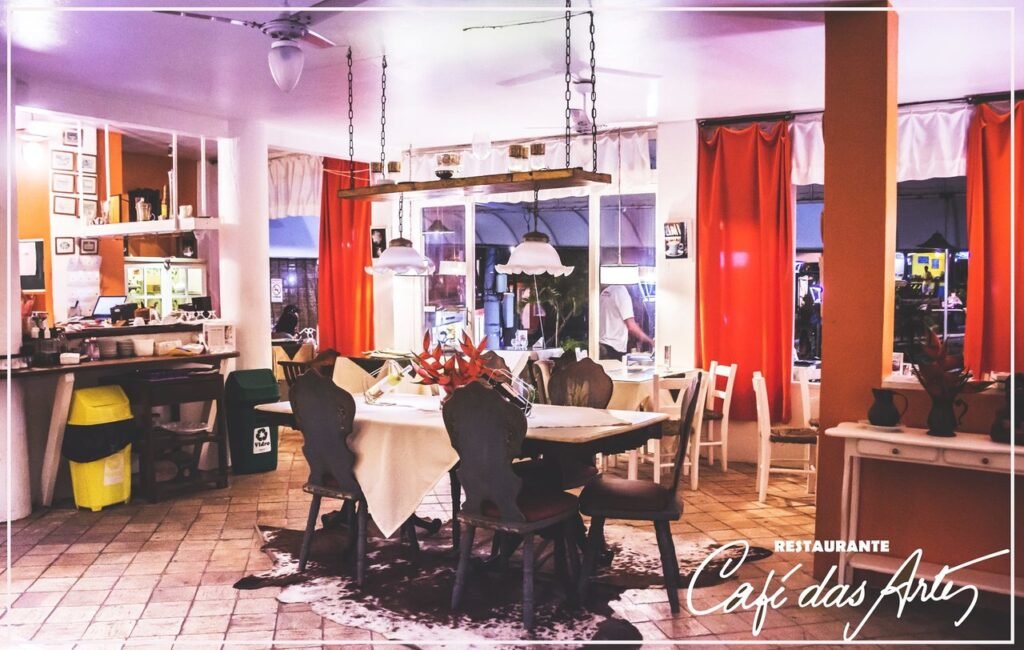 restaurante café das artes em Morro de São Paulo