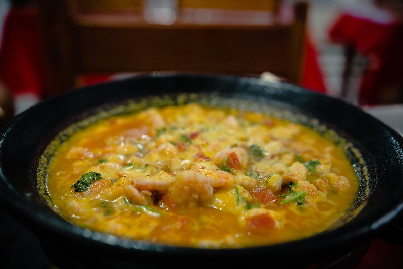 moqueca de camarão em Morro de São Paulo