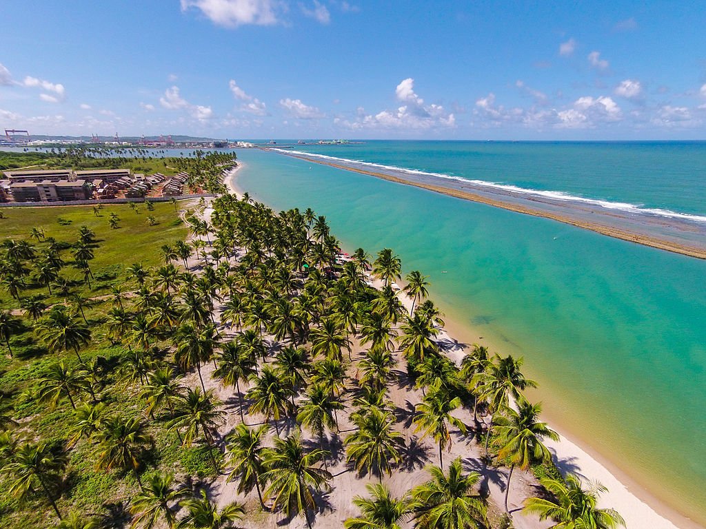 praia de Muro Alto próxima de Porto de Galinhas