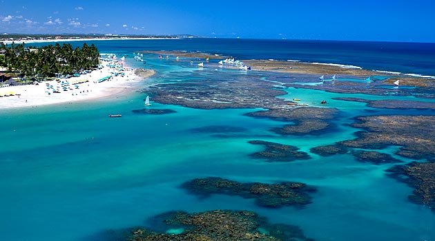 corais e piscinas naturais de Porto de Galinhas