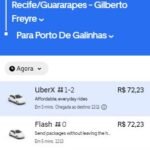 como chegar em Porto de Galinhas de Uber