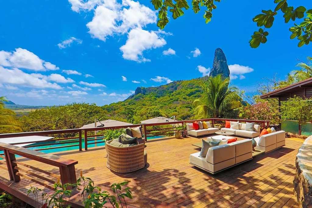 vista da pousada zé maria em fernando de noronha